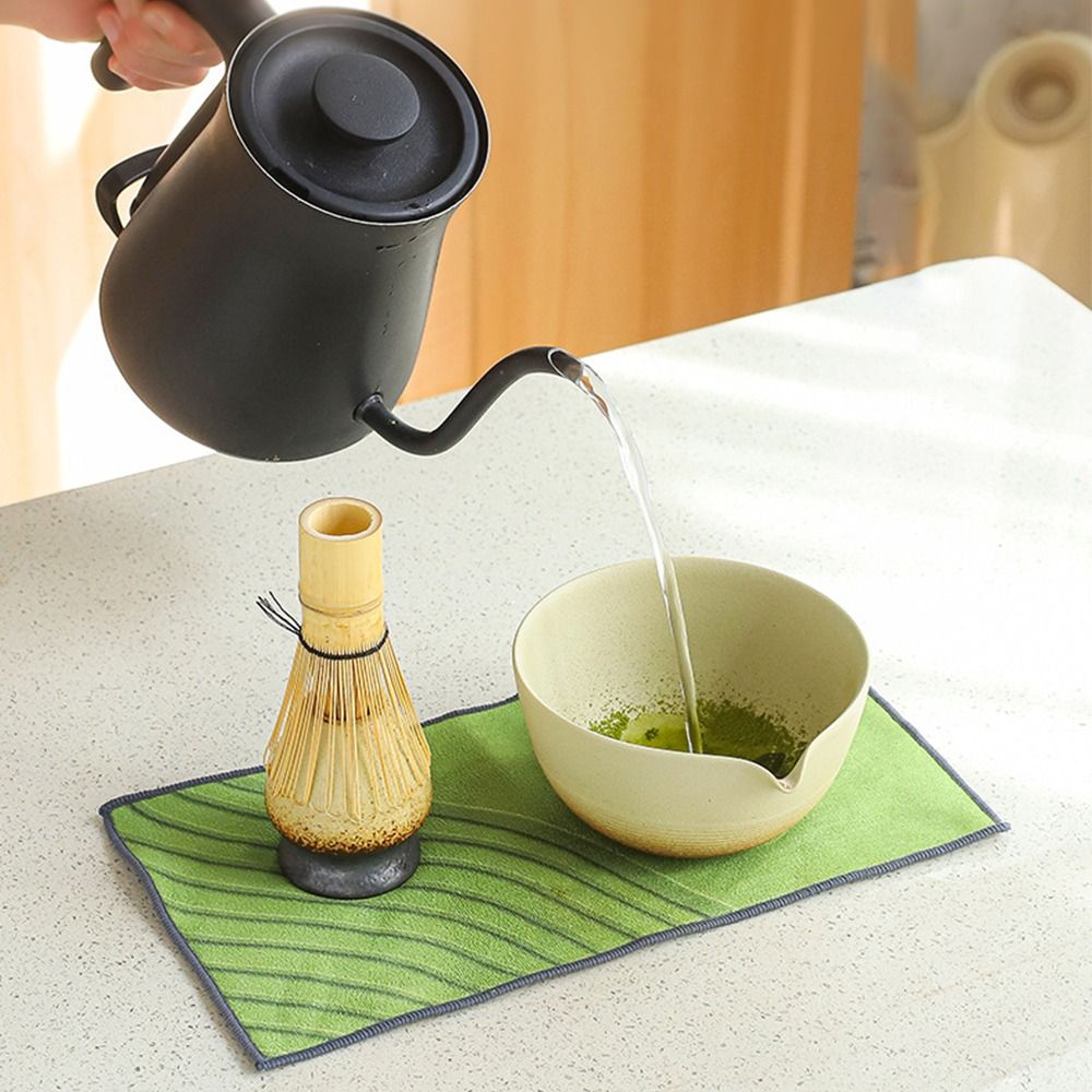 Japanese Tea - 4PCS New Bamboo Ceramic Japanese Matcha