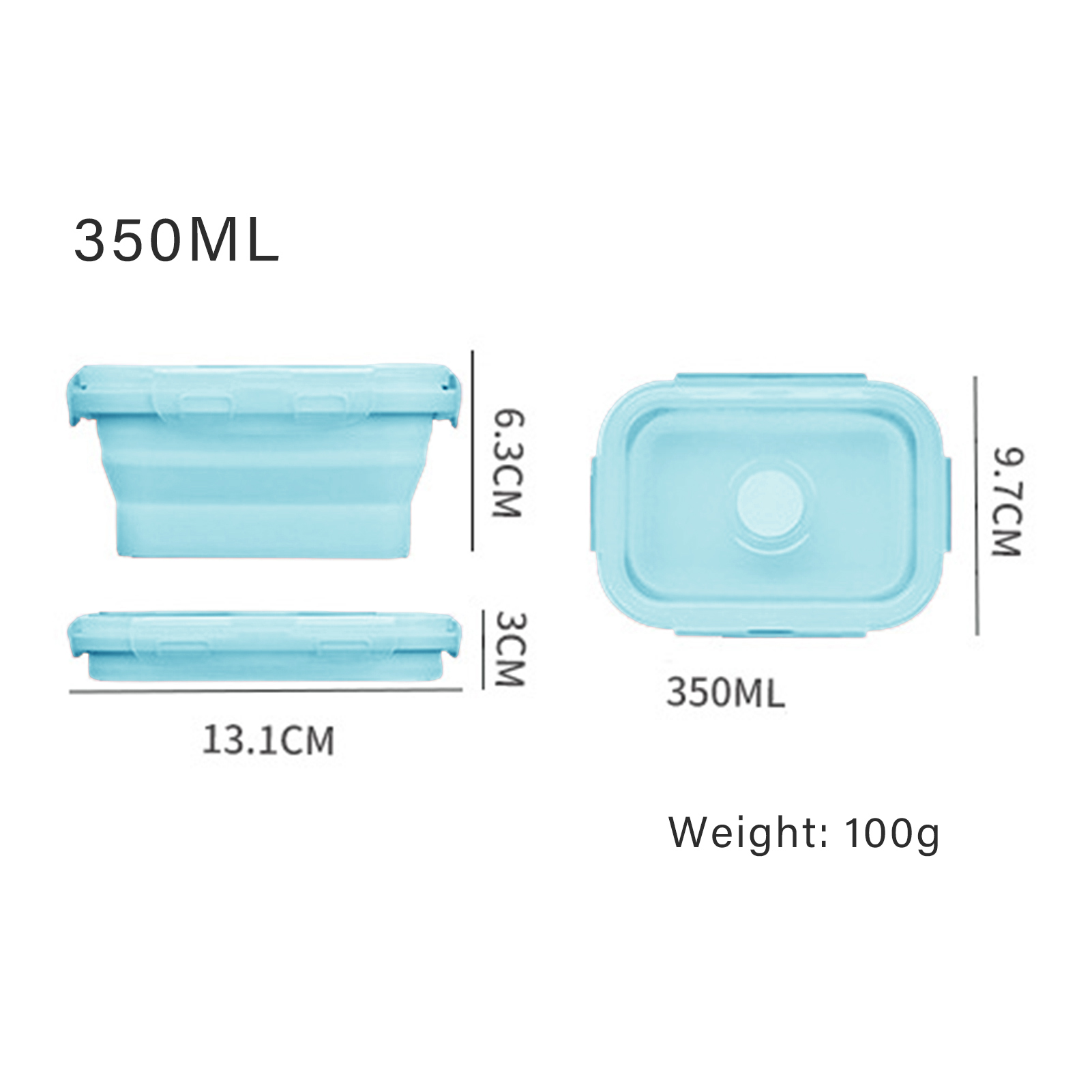 Silicone Lunch Box Food Grade  - Bento Box 评论和价格