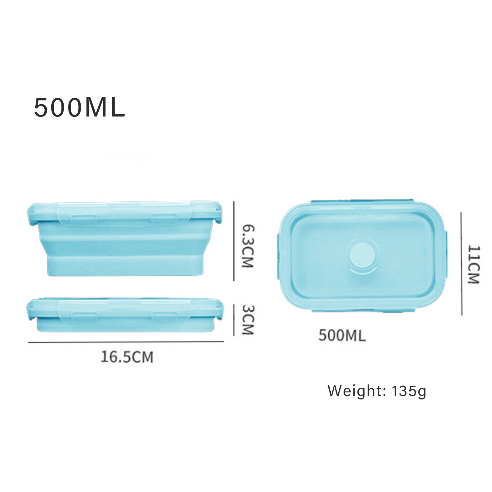 Silicone Lunch Box Food Grade  - Bento Box 评论和价格