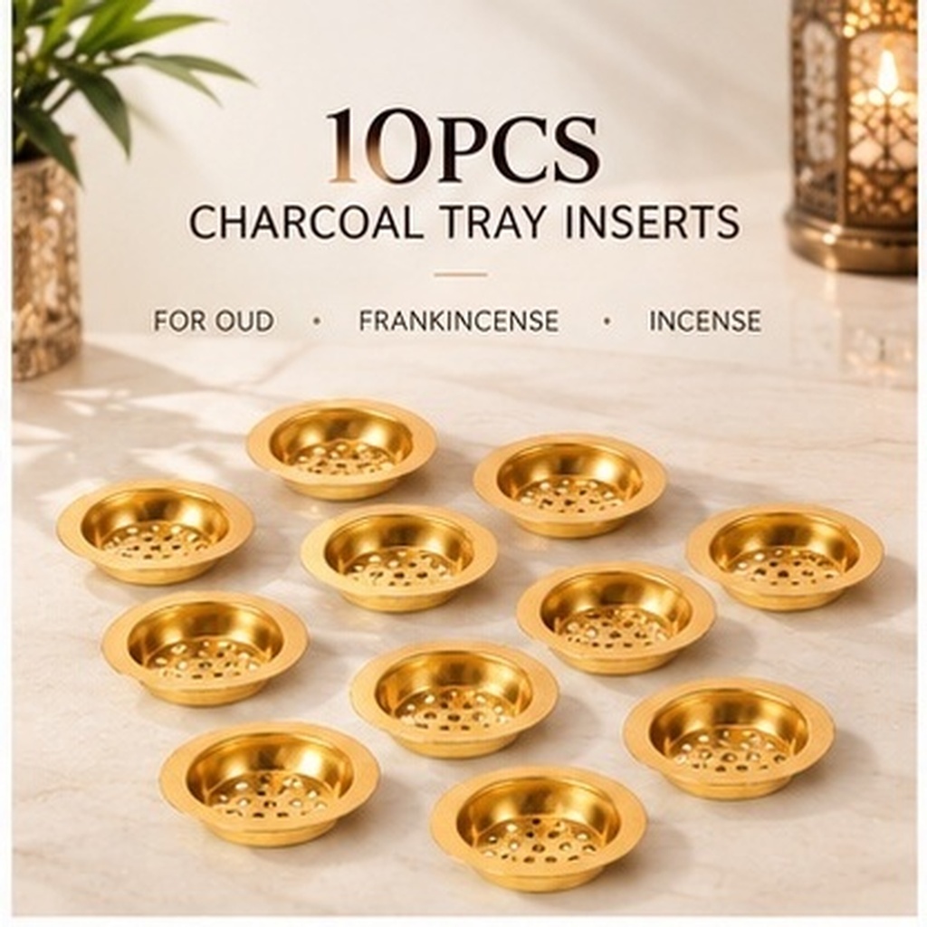 10Pcs Incense Burner Tray Gold - Incense Holder 评论和价格