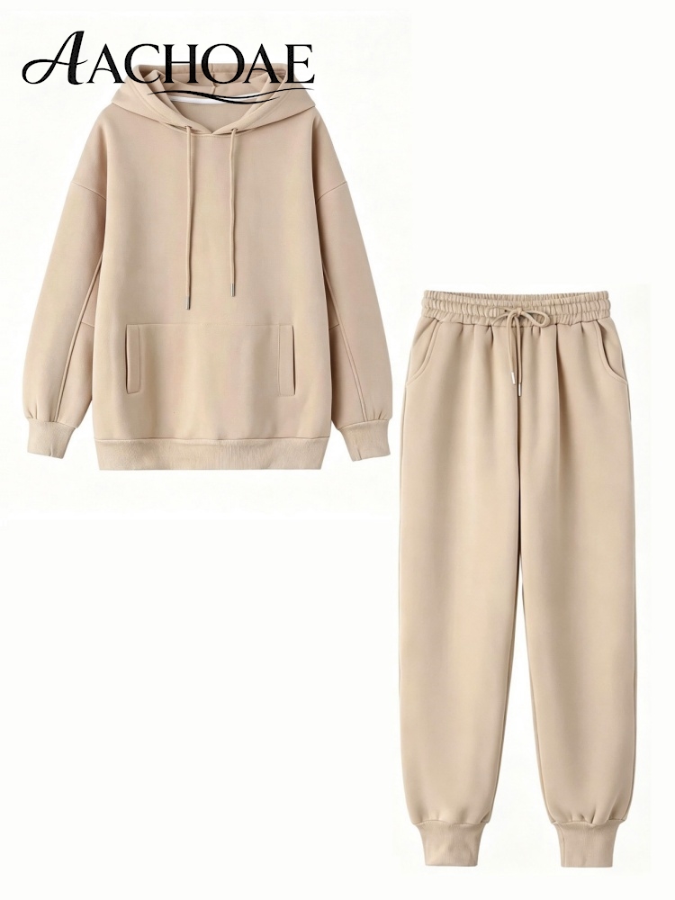 AACHOAE Women's Tracksuit Hood - Matcha 评论和价格