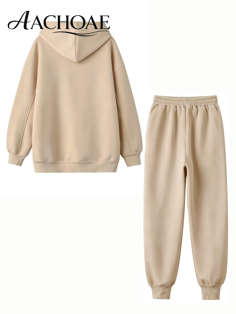 AACHOAE Women's Tracksuit Hood - Matcha 评论和价格