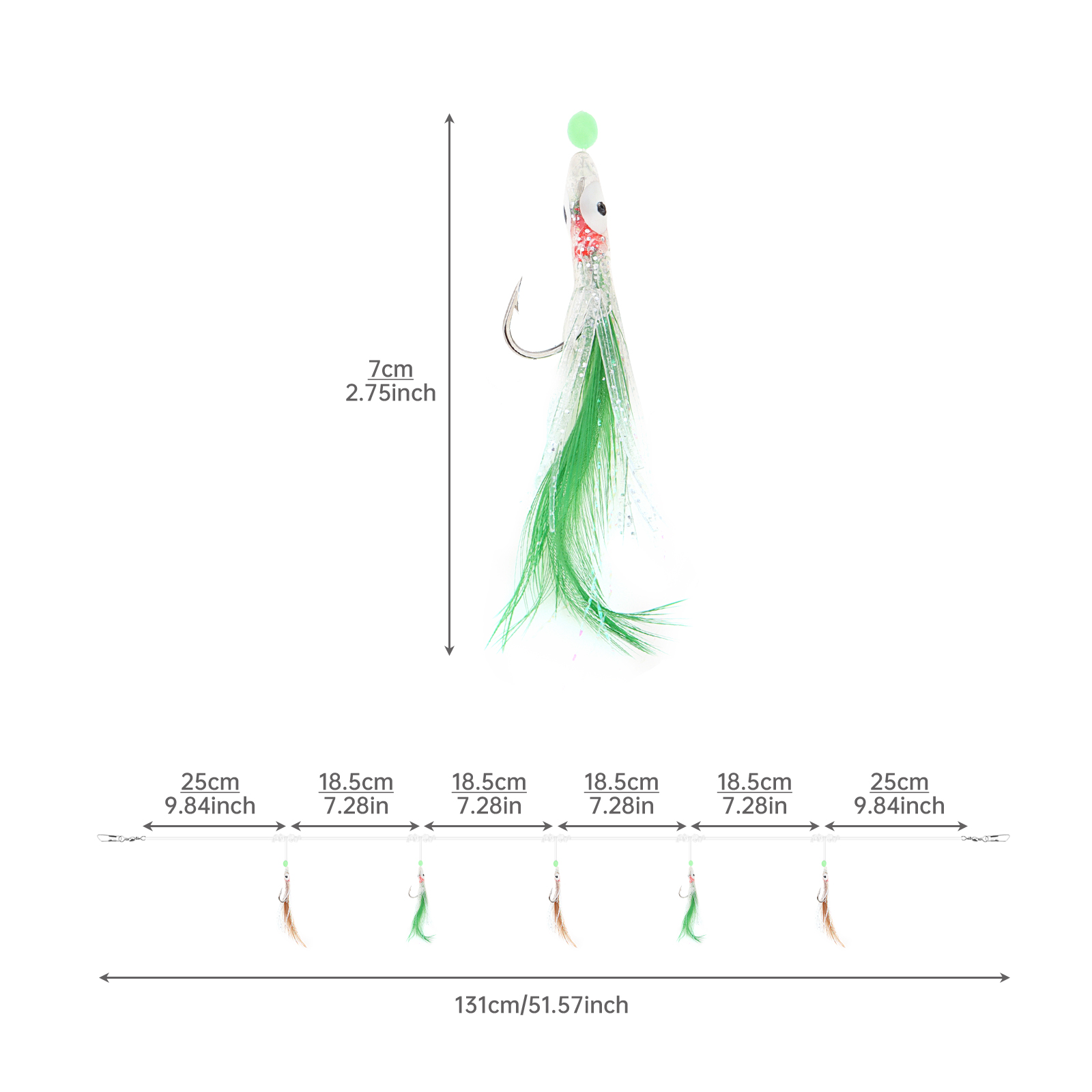 Sabiki Soft Fishing Lure Hooks - Furoshiki 评论和价格