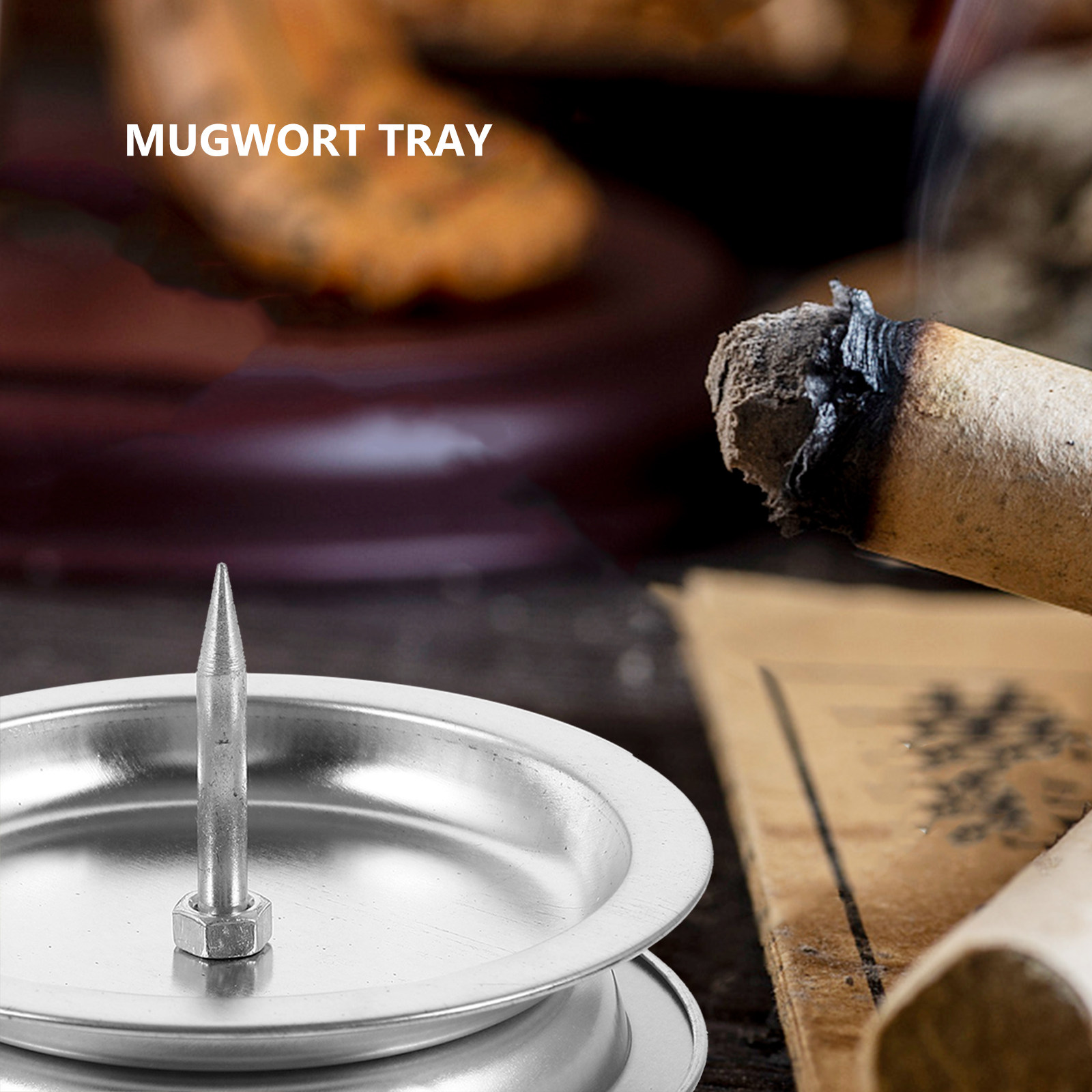 2Pcs Moxa Stick Holder Stainle - Incense Holder 评论和价格