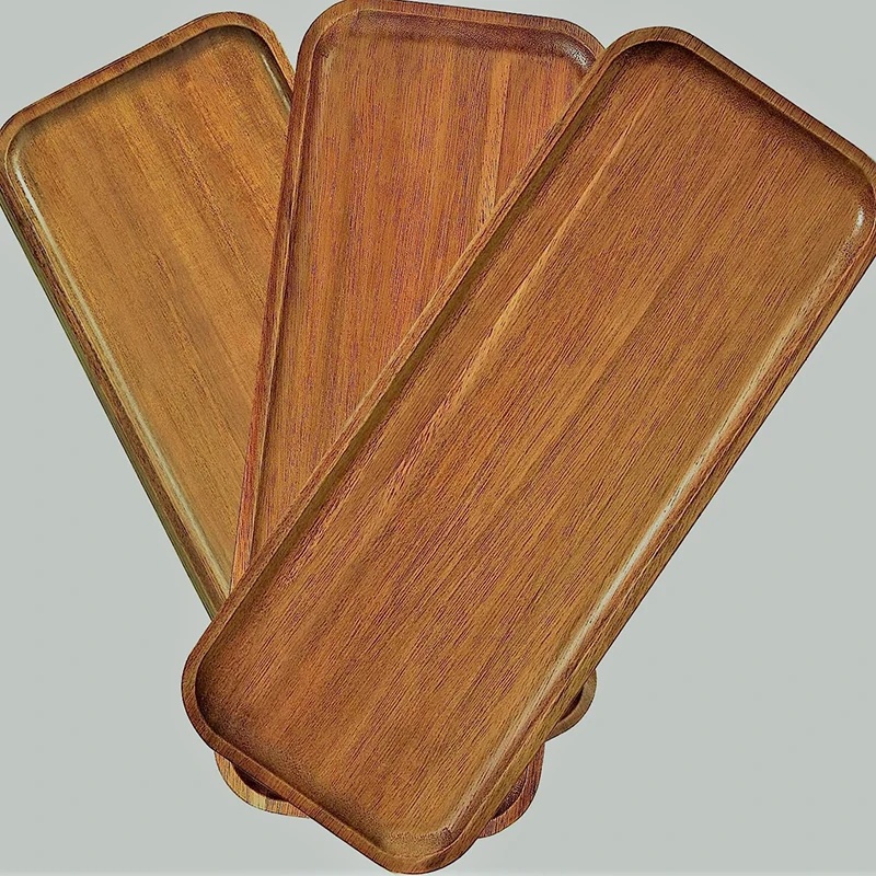 Japanese Style Solid Wood Serv - Japanese Snacks 评论和价格