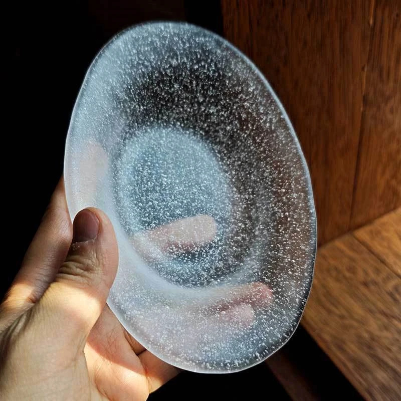Japanese Bubble Glass Oval Des - Japanese Snacks 评论和价格