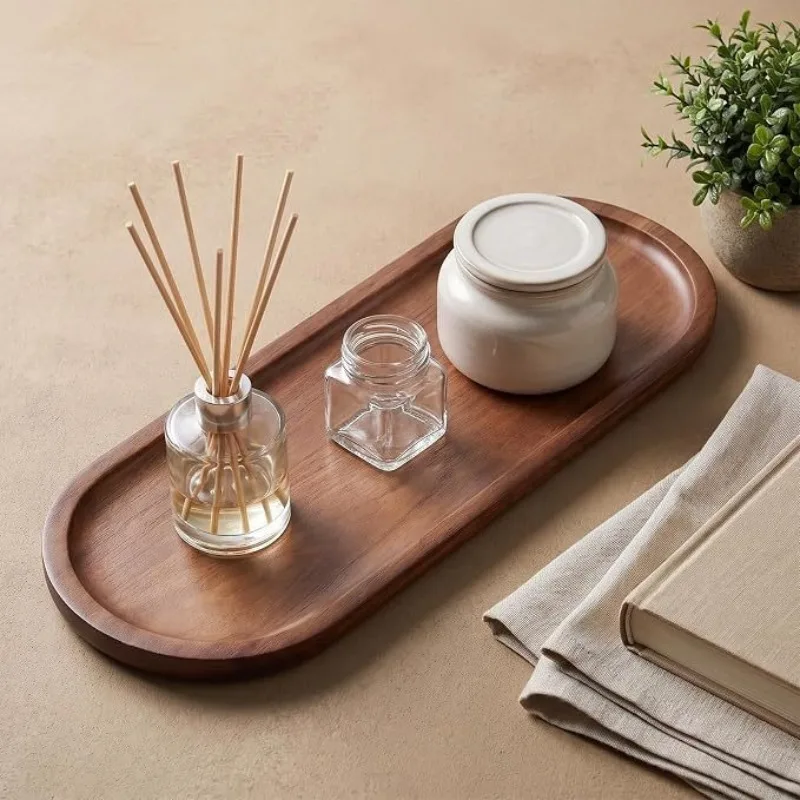 Japanese Style Oval Acacia Woo - Japanese Tea 评论和价格