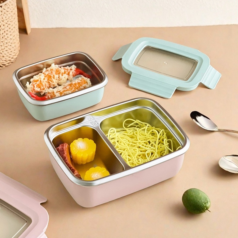 304 Stainless Steel Divided Be - Bento Box 评论和价格